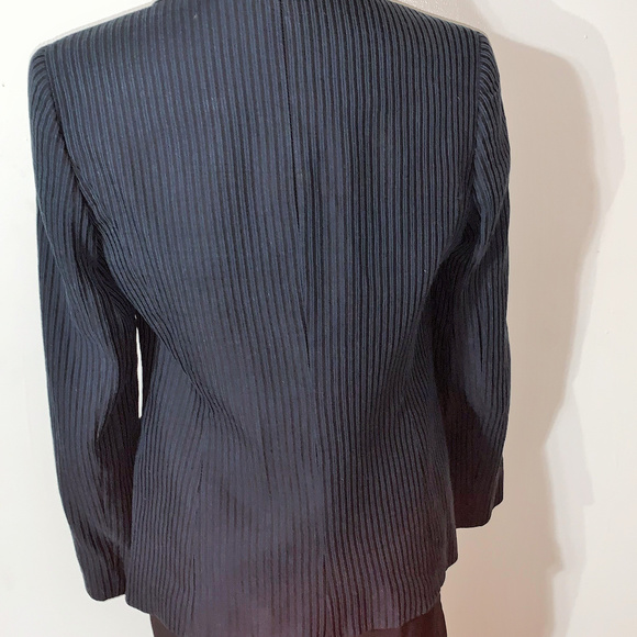 EMPORIO ARMANI  Black Blazer SZ 12 - Picture 3 of 5